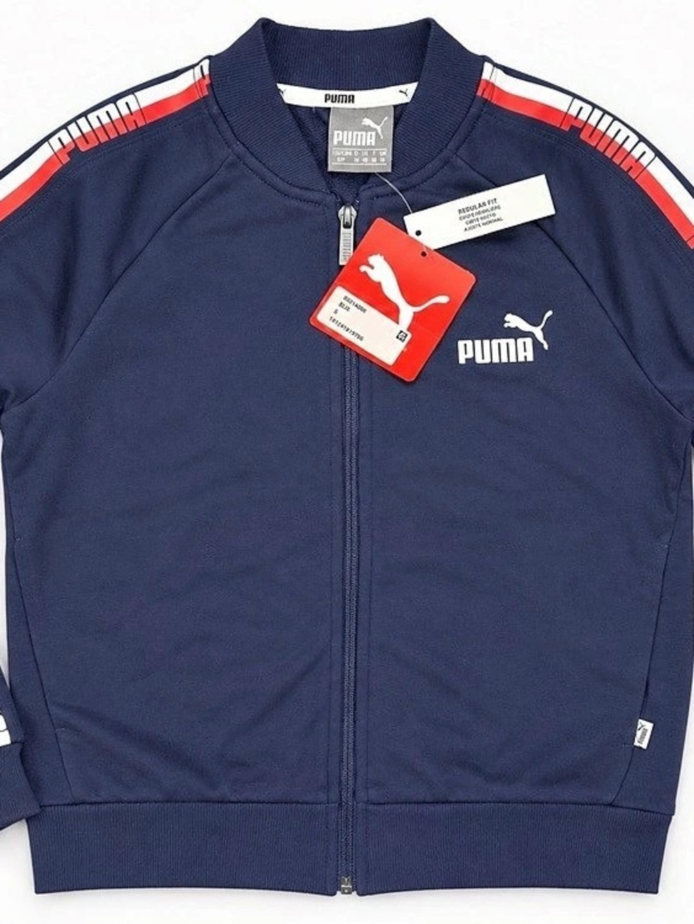 Puma Iconic T7 Track Jacket Blue & Red Size Medium